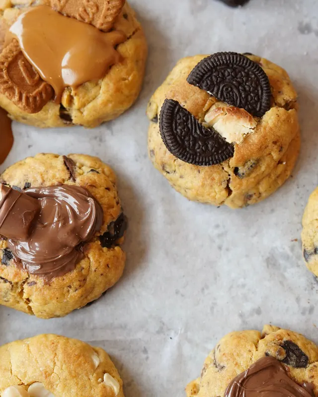 The Biscoff, Big Oreo and Nutella Babe soft cookie from MUST Cookies in Pererenan, Bali