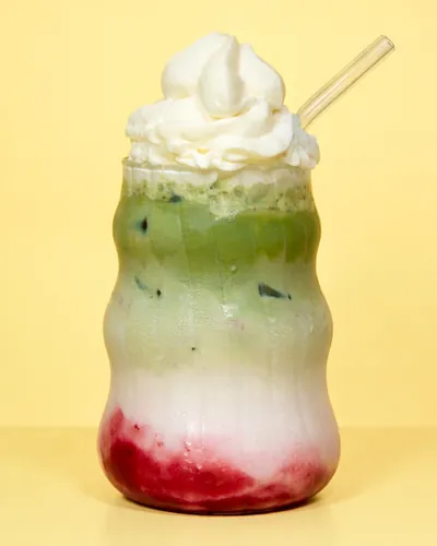 Strawberry Matcha at MUST Cookies, Pererenan, Bali